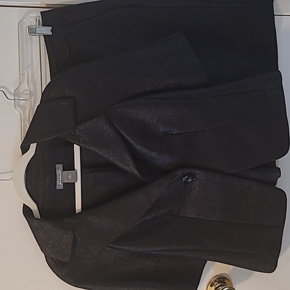 Ann Taylor,  black tweed blazer size 6 and skirt Size 2p set, new without tag